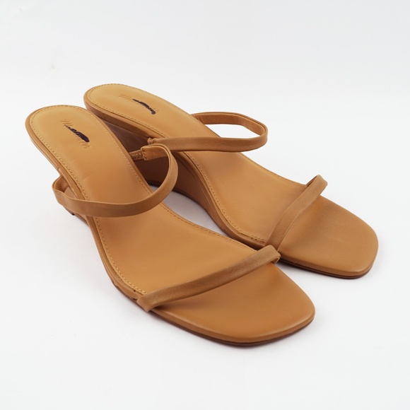 New MADEWELL The Kimmy Wedge Sandal in Amber Brown $128 NR004 - Picture 4 of 9